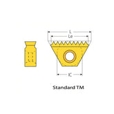 UNJ Standard TM Thread Milling Inserts - Big-tools Industrial Supply Tools for Metal Cutting